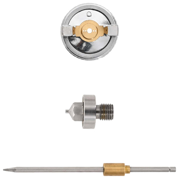 HVLP Ruiskusuutin 0,8 mm suutin Hopea Ruostumaton teräs
