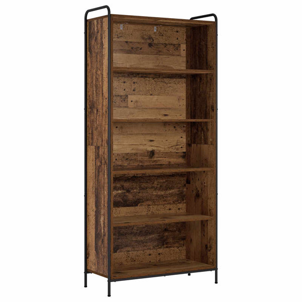 Kirjahylly 55,5 x 33 x 174 cm Tekninen puu Vanha puu