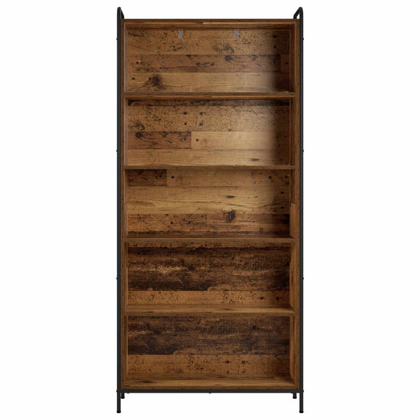 Kirjahylly 55,5 x 33 x 174 cm Tekninen puu Vanha puu