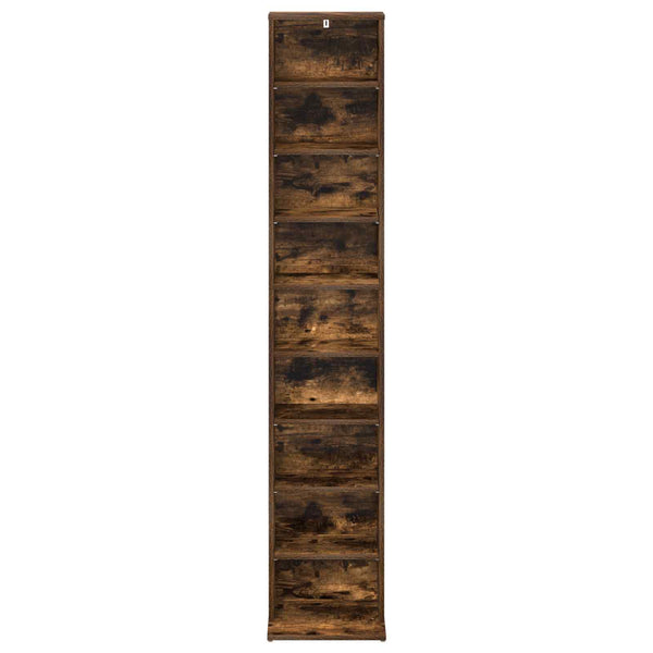 CD-kaappi Savutammi 33 x 23,5 x 175 cm Tekninen puu