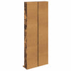 CD-kaappi 2 kpl Savutammi 33 x 23,5 x 175 cm Tekninen puu