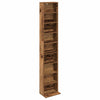 CD-kaappi 2 kpl Vanha puu 33 x 23,5 x 175 cm Tekninen puu