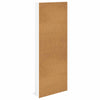 CD-kaappi valkoinen 65 x 23,5 x 175 cm Tekninen puu