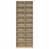 CD-kaappi Sonoma-tammi 65 x 23,5 x 175 cm Tekninen puu