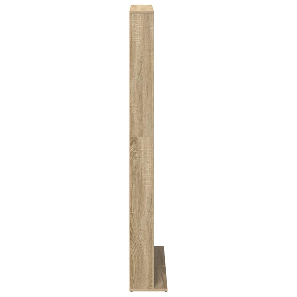 CD-kaappi Sonoma-tammi 65 x 23,5 x 175 cm Tekninen puu