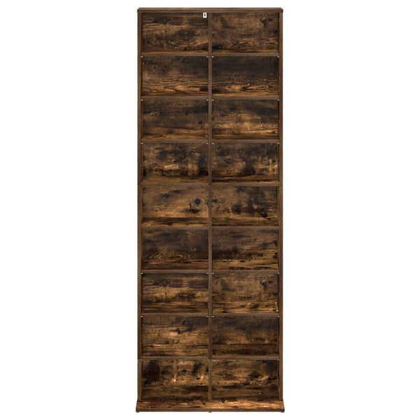 CD-kaappi Savutammi 65 x 23,5 x 175 cm Tekninen puu