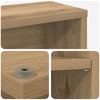 CD-kaappi Artisaanitammi 96 x 23,5 x 97,5 cm Tekninen puu