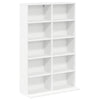 CD-kaappi 2 kpl valkoinen 65 x 23,5 x 97,5 cm Tekninen puu