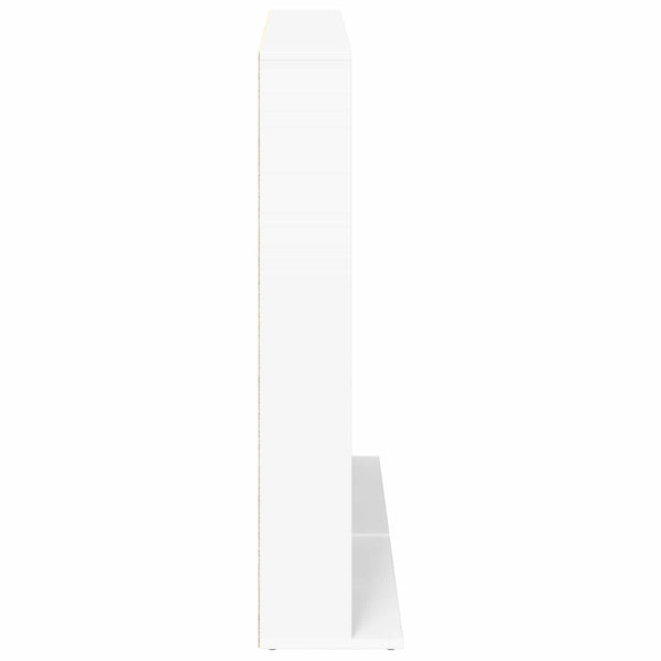CD-kaappi 2 kpl valkoinen 65 x 23,5 x 97,5 cm Tekninen puu