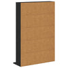 CD-kaappi Musta tammi 65 x 23,5 x 97,5 cm Tekninen puu