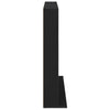 CD-kaappi 2 kpl Musta tammi 65 x 23,5 x 97,5 cm Tekninen puu