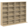 CD-kaappi 2 kpl Sonoma-tammi 65 x 23,5 x 97,5 cm Tekninen puu