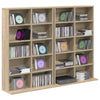 CD-kaappi 2 kpl Sonoma-tammi 65 x 23,5 x 97,5 cm Tekninen puu