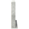 CD-kaappi 2 kpl Betoninharmaa 65 x 23,5 x 97,5 cm Tekninen puu