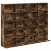 CD-kaappi 2 kpl Savutammi 65 x 23,5 x 97,5 cm Tekninen puu