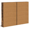 CD-kaappi 2 kpl Savutammi 65 x 23,5 x 97,5 cm Tekninen puu