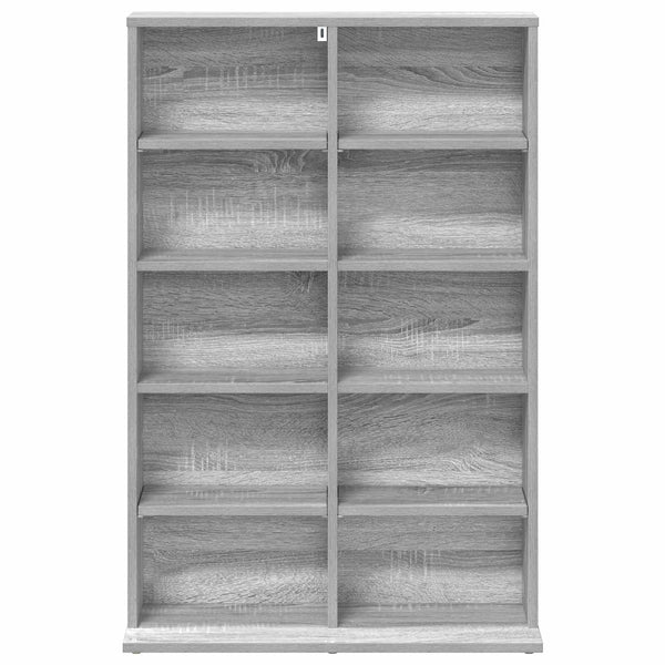 CD-kaappi Harmaa Sonoma 65 x 23,5 x 97,5 cm Tekninen puu