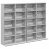 CD-kaappi 2 kpl Harmaa Sonoma 65 x 23,5 x 97,5 cm Tekninen puu