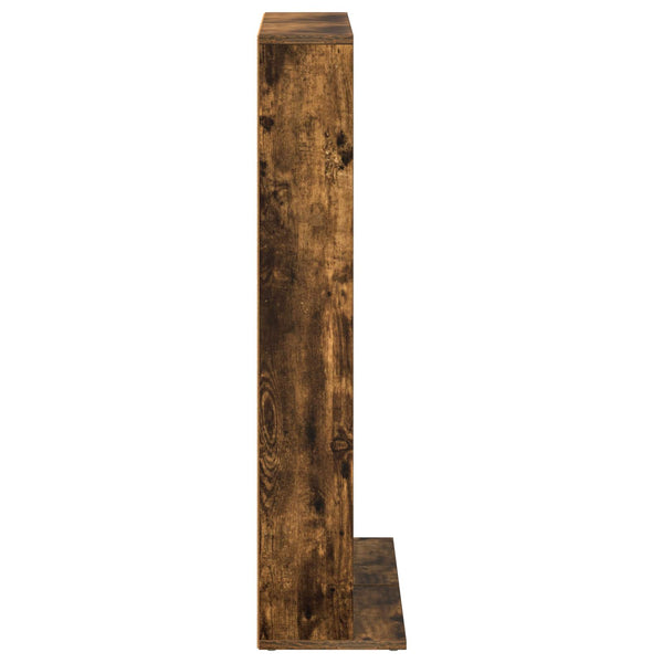CD-kaappi 2 kpl Savutammi 33 x 23,5 x 97,5 cm Tekninen puu