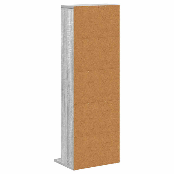 CD-kaappi Harmaa Sonoma 33 x 23,5 x 97,5 cm Tekninen puu