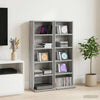 CD-kaappi 2 kpl Harmaa Sonoma 33 x 23,5 x 97,5 cm Tekninen puu