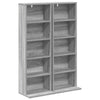 CD-kaappi 2 kpl Harmaa Sonoma 33 x 23,5 x 97,5 cm Tekninen puu
