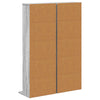 CD-kaappi 2 kpl Harmaa Sonoma 33 x 23,5 x 97,5 cm Tekninen puu