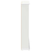CD-kaappi 2 kpl valkoinen 60 x 17 x 92 cm Tekninen puu