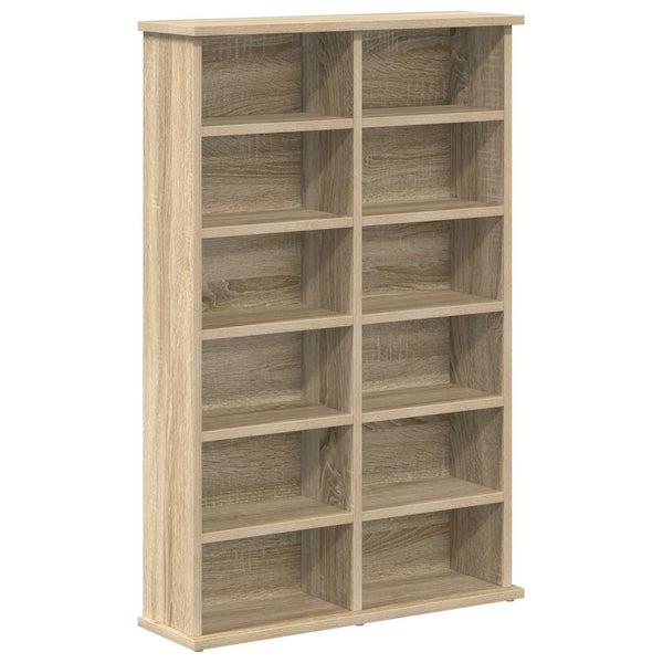 CD-kaappi Sonoma-tammi 60 x 17 x 92 cm Tekninen puu