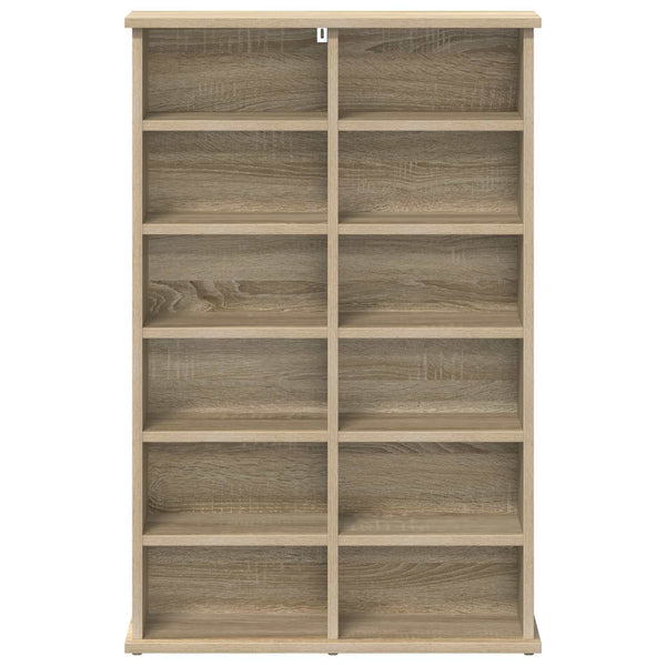 CD-kaappi Sonoma-tammi 60 x 17 x 92 cm Tekninen puu