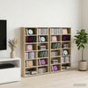 CD-kaappi 2 kpl Sonoma-tammi 60 x 17 x 92 cm Tekninen puu
