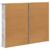 CD-kaappi 2 kpl Betoninharmaa 60 x 17 x 92 cm Tekninen puu