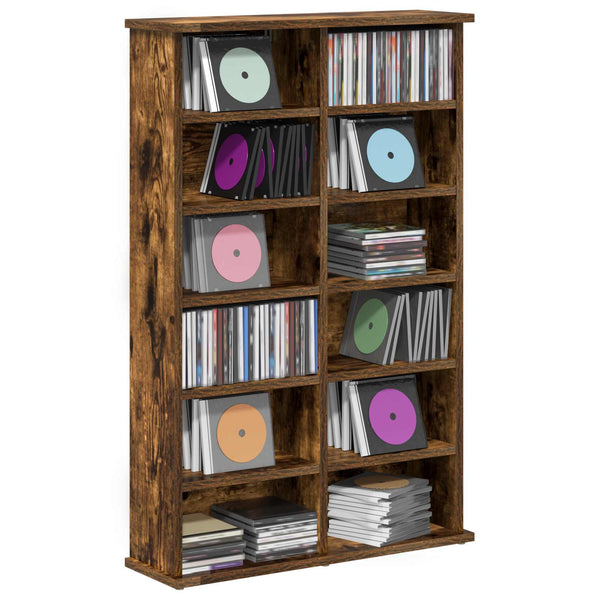 CD-kaappi Savutammi 60 x 17 x 92 cm Tekninen puu