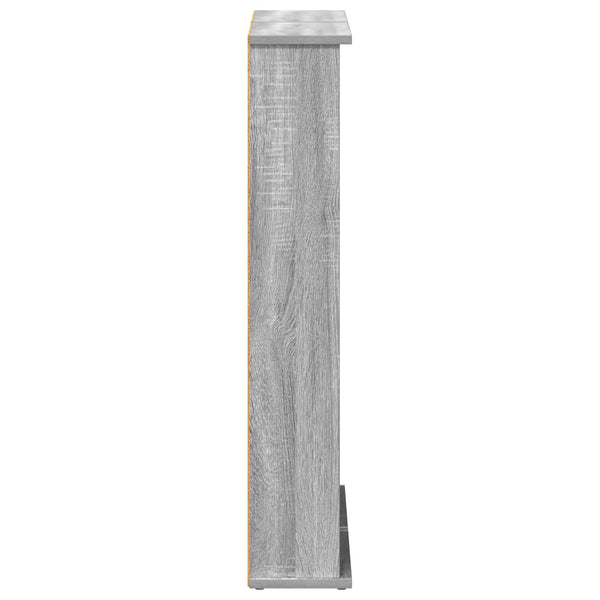 CD-kaappi Harmaa Sonoma 60 x 17 x 92 cm Tekninen puu