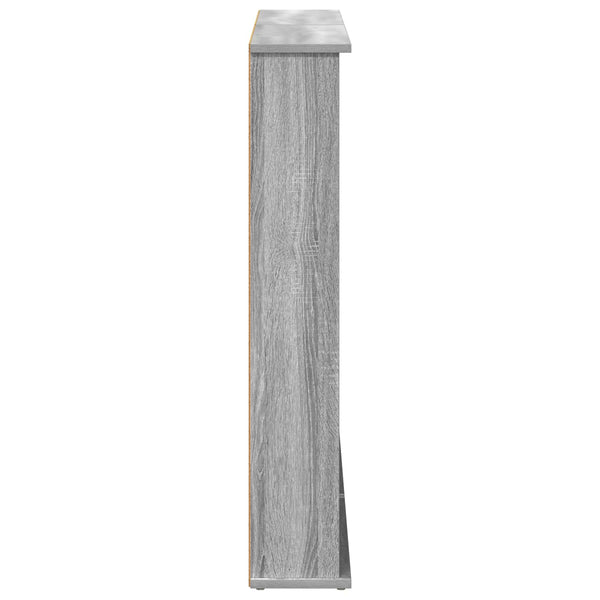 CD-kaappi 2 kpl Harmaa Sonoma 60 x 17 x 92 cm Tekninen puu
