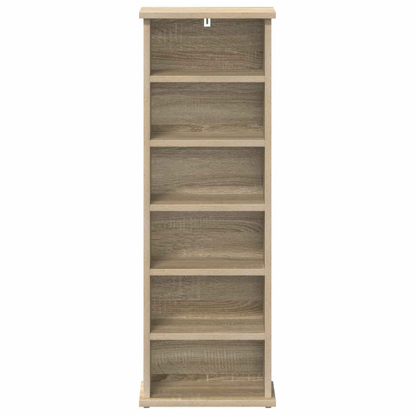CD-kaappi Sonoma-tammi 60 x 17 x 92 cm Tekninen puu