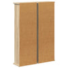 CD-kaappi 2 kpl Sonoma-tammi 60 x 17 x 92 cm Tekninen puu