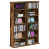 CD-kaappi 2 kpl Savutammi 60 x 17 x 92 cm Tekninen puu