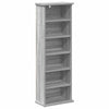 CD-kaappi 2 kpl Harmaa Sonoma 60 x 17 x 92 cm Tekninen puu