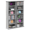 CD-kaappi 2 kpl Harmaa Sonoma 60 x 17 x 92 cm Tekninen puu