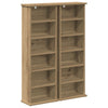 CD-kaappi 2 kpl Artisaanitammi 60 x 17 x 92 cm Tekninen puu