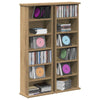 CD-kaappi 2 kpl Artisaanitammi 60 x 17 x 92 cm Tekninen puu
