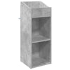 Levykaappi Betoninharmaa 36 x 36 x 95,5 cm Tekninen puu