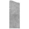 Levykaappi Betoninharmaa 36 x 36 x 95,5 cm Tekninen puu