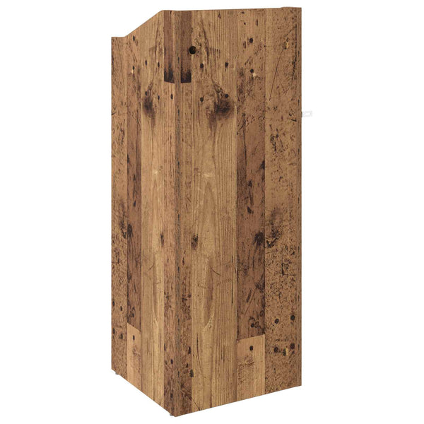 Levykaappi Vanha puu 36 x 36 x 95,5 cm Tekninen puu