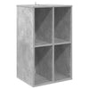 Levykaappi Betoninharmaa 44,5 x 36,5 x 74,5 cm Tekninen puu