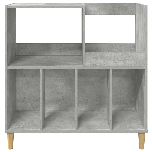 Vinyylisoittimen teline Betoninharmaa 82 x 39,5 x 82,5 cm