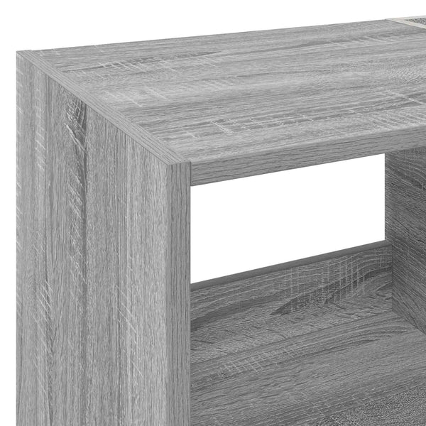 Vinyylisoittimen teline Harmaa Sonoma 82 x 39,5 x 82,5 cm