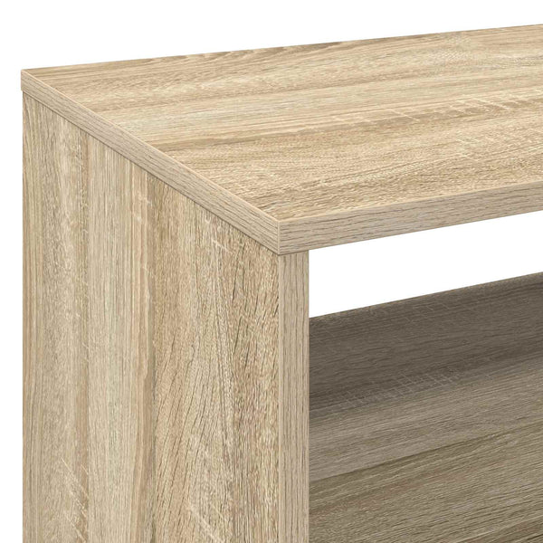 Vinyylisoittimen teline Sonoma-tammi 71 x 39,5 x 83 cm
