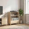 Vinyylisoittimen teline Sonoma-tammi 71 x 39,5 x 83 cm